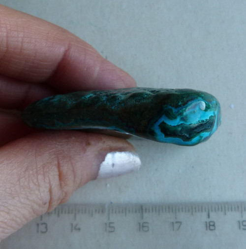Malachit s chryzokolem - 5,8 cm Extra — foto 5
