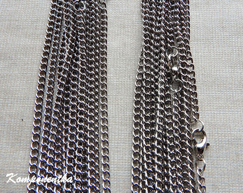 Kovový řetízek 2mm 50cm1kus — foto 2
