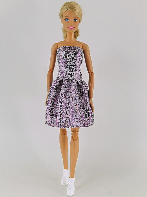 Barbie - Brokátové šatičky — foto 2