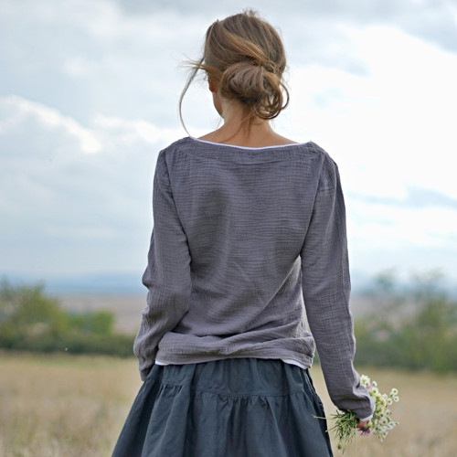 Šedá mušelínová — foto 3