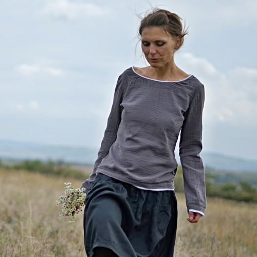 Šedá mušelínová — foto 4