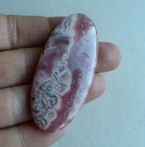Rodochrozit kabašon - 5,8 cm, 22 g - Extra !!! — foto 2