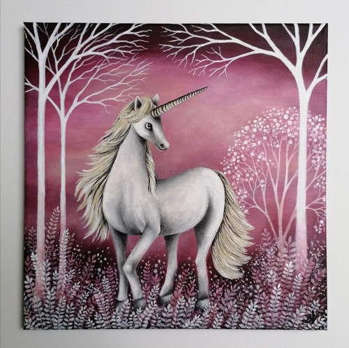 Sen o jednorožci (40x40cm) — foto 2