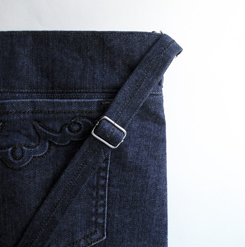 Džínová cross body tmavá — foto 5