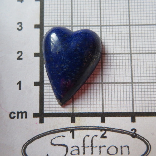 Lapis lazuli; přírodní, srdíčko č.1 — foto 2