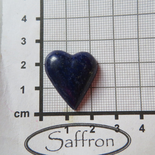 Lapis lazuli; přírodní, srdíčko č.2 — foto 2