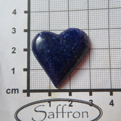 Lapis lazuli; přírodní, srdíčko č.3 — foto 2