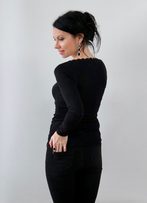 Dámské tričko černé — foto 2