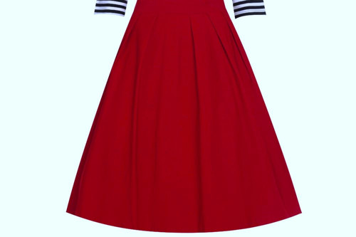Retro Široká Sukně Mini/ Midi/ Maxi — foto 2