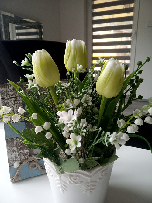 Jarní dekorace v zelenobílé — foto 3