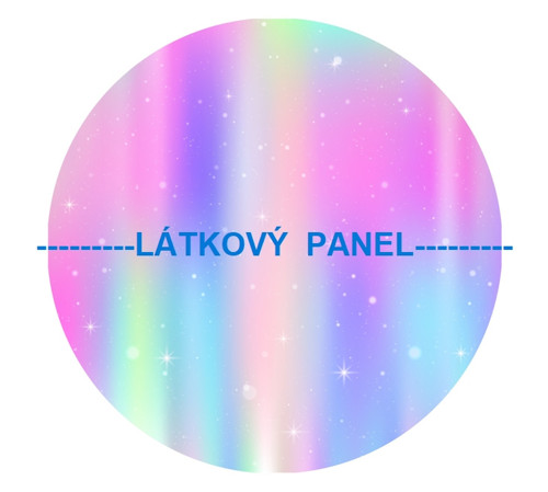 Bavlněný panel kulatý průměr 30cm — foto 2