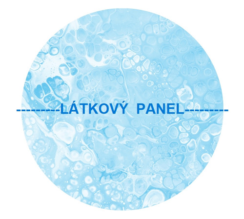 Bavlněný panel kulatý průměr 30cm — foto 2