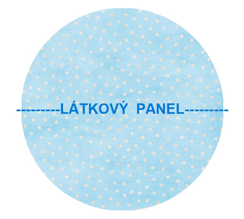 Bavlněný panel kulatý průměr 30cm — foto 2