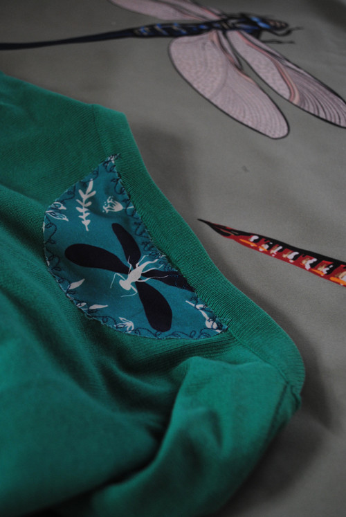 "Dragonfly", UPCYKLING svetřík — foto 6