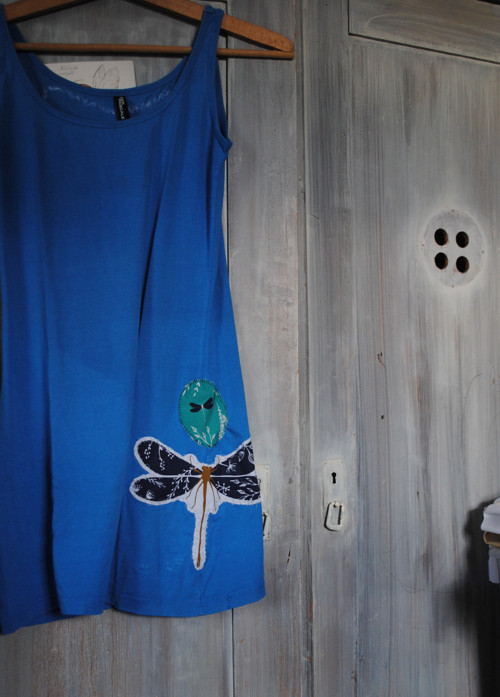 "Dragonfly", UPCYKLING tílko — foto 3