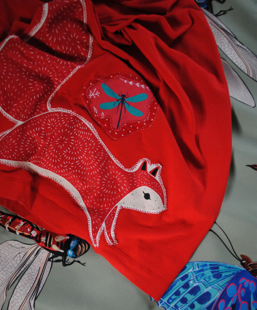 "Dragonfly", UPCYKLING triko — foto 4