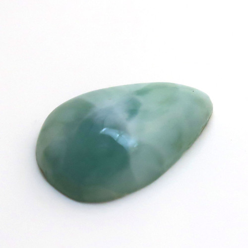 Kabošon larimar kapka 16,3mm — foto 3