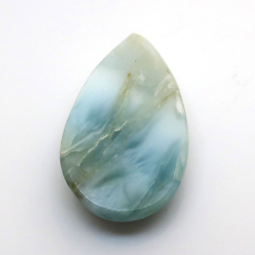Kabošon larimar kapka 24,1mm — foto 4
