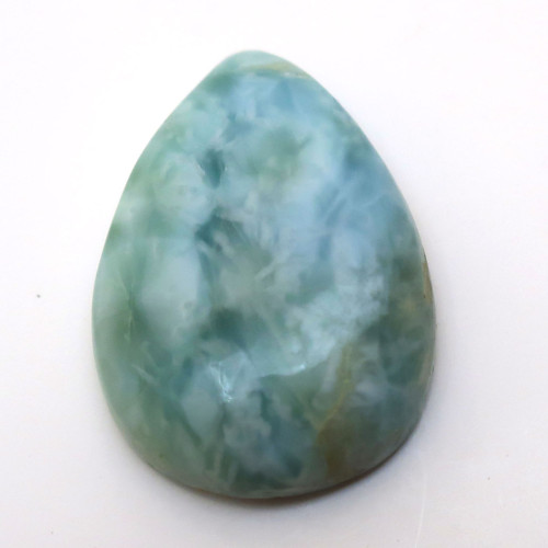Kabošon larimar kapka 28,8mm — foto 2