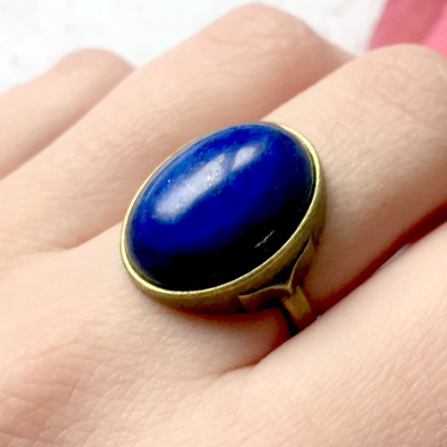Vintage set šperkú s lapisem lazuli — foto 3