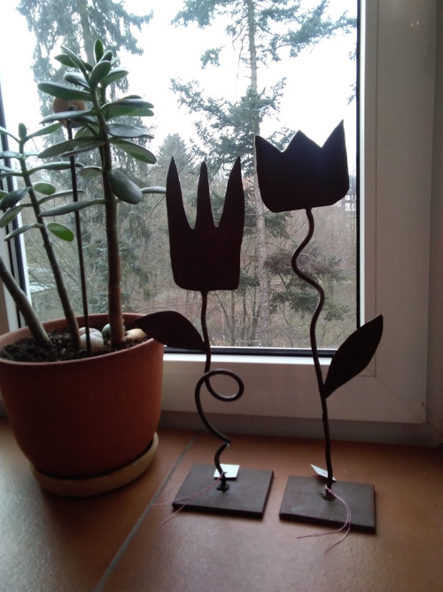 Plechové tulipány — foto 4