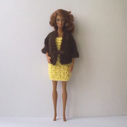 Oblečky pro Barbie - šaty, kabátek — foto 6