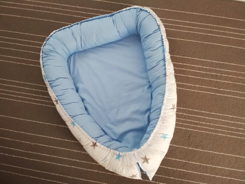 MODRO MODRÉ hnízdečko pro miminko — foto 2
