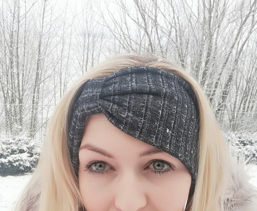 Zimní čelenka obvod 54-57cm — foto 4