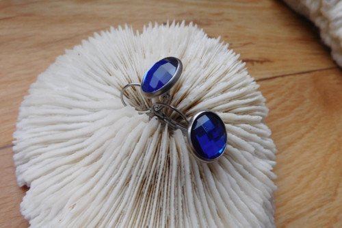 Naušnice visací -protialergické- nerezová ocel — foto 2