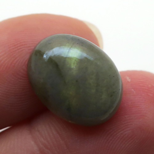 Kabošon labradorit ovál 15,9mm — foto 2