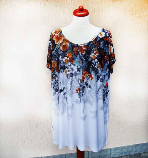 Tunika s bordurou - PLUS SIZE - 3-4XL — foto 2