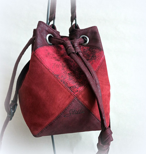 Bucket bag Wine red — foto 2