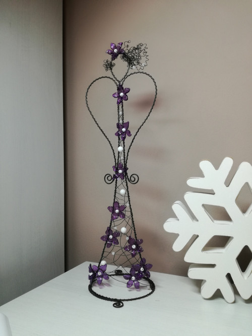 Anděl drátovaný 34 cm — foto 2