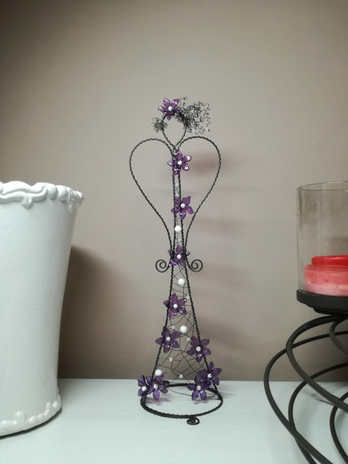 Anděl drátovaný 34 cm — foto 4