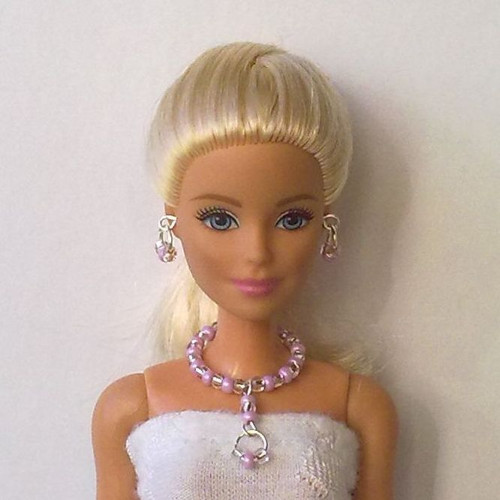 Šperky pro Barbie - náhrdelník, náušnice — foto 2