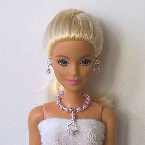 Šperky pro Barbie - náhrdelník, náušnice — foto 5