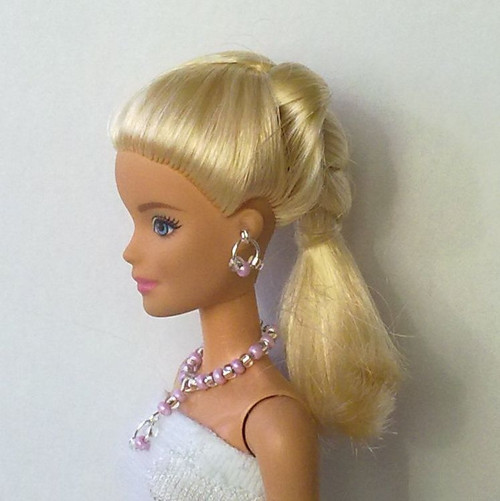 Šperky pro Barbie - náhrdelník, náušnice — foto 6