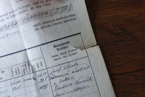 Listina oddavací, dokument 1923 — foto 4