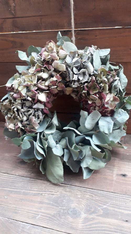 Hortenzie s eukalyptem — foto 4