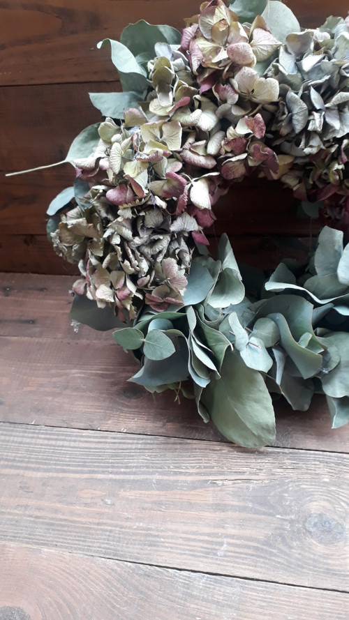 Hortenzie s eukalyptem — foto 3