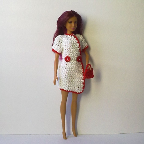 Oblečky pro Barbie - šaty, kabelka — foto 4