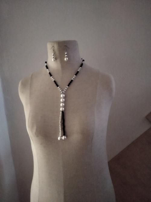 Perlová černobílá sada — foto 2