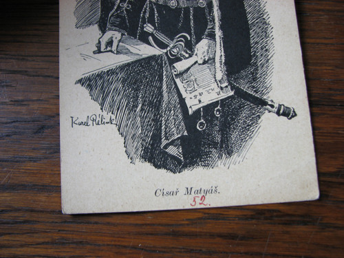 Císař Matyáš ....pohlednice Karel Rélink — foto 3