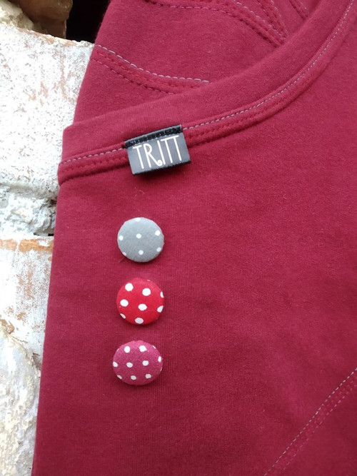 Vínová z teplákoviny - XL — foto 2