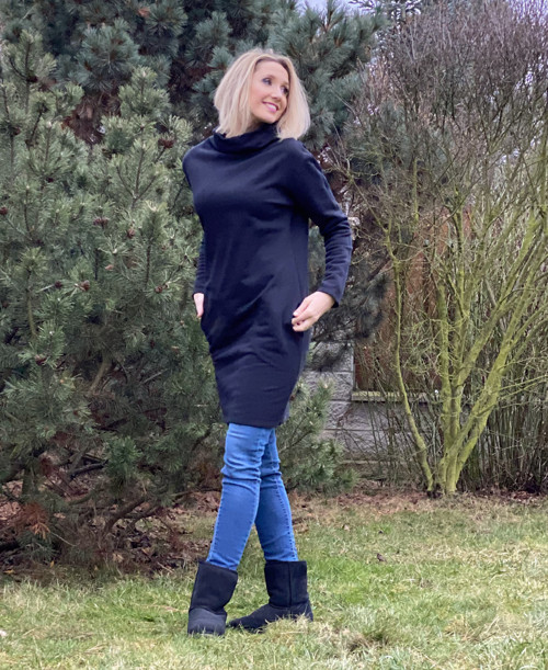 Černé šaty se stojáčkem — foto 3