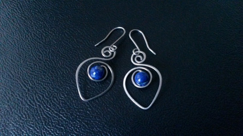 Spirálky s lapis lazuli — foto 5