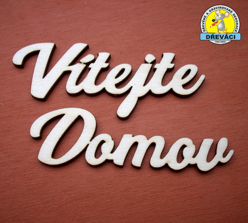 Výřez Domov délka 9 cm ... KV0077B — foto 2