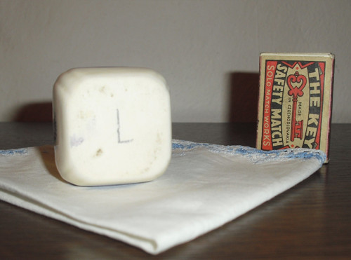 Keramická miniatura, VÁZIČKA, větrné mlýny — foto 3
