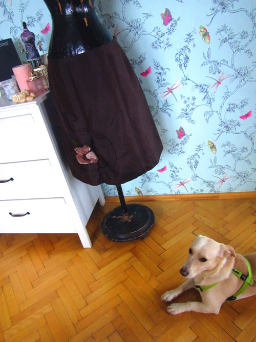 Sukně chocolate hedvábná — foto 3