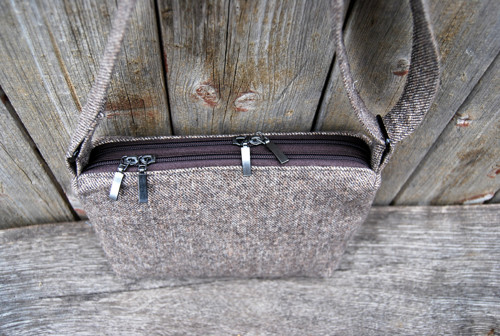 Crossbody tvídová — foto 2